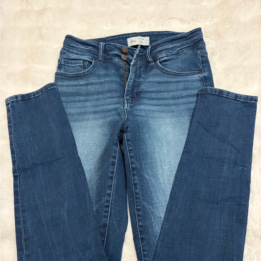 BKE Women's Medium Blue Skinny Jeans